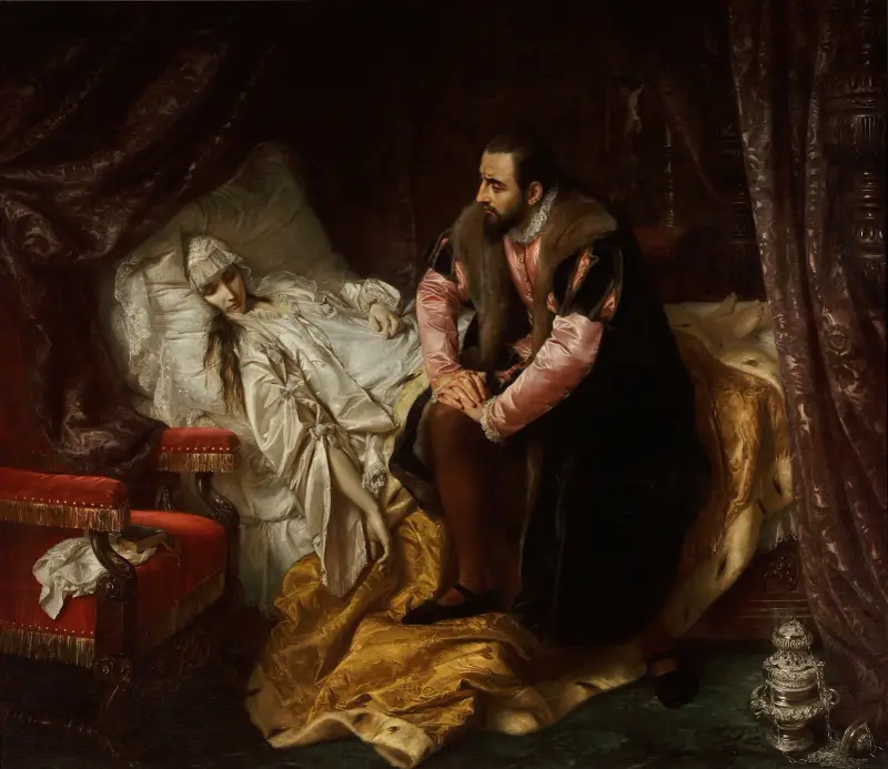 Śmierć Barbary Radziwiłłówny, Józef Simmler