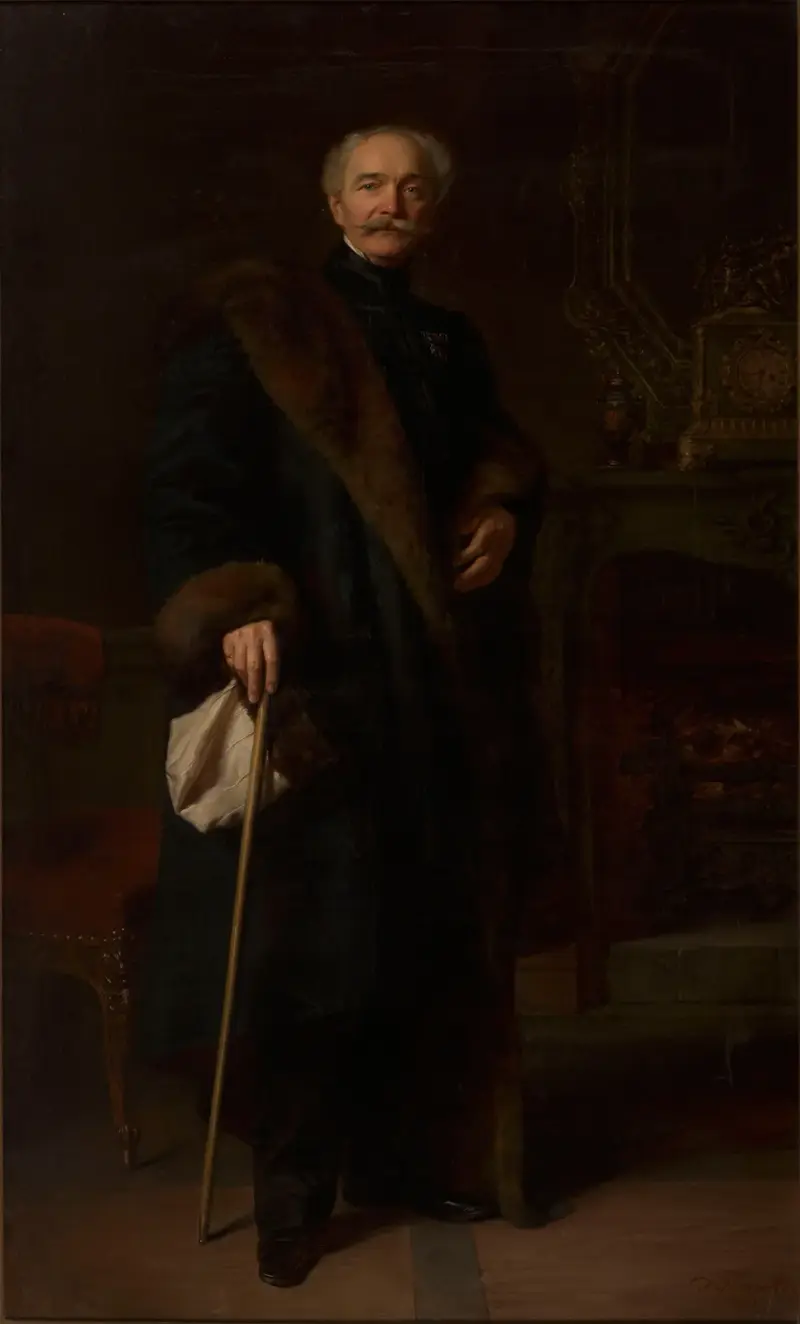Portret pułkownika Konstantego Fiszera, Józef Simmler