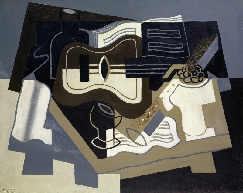 Kytara a klarinet, Juan Gris