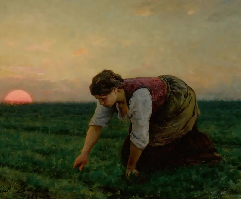 Une Sarcleuse, Jules Breton