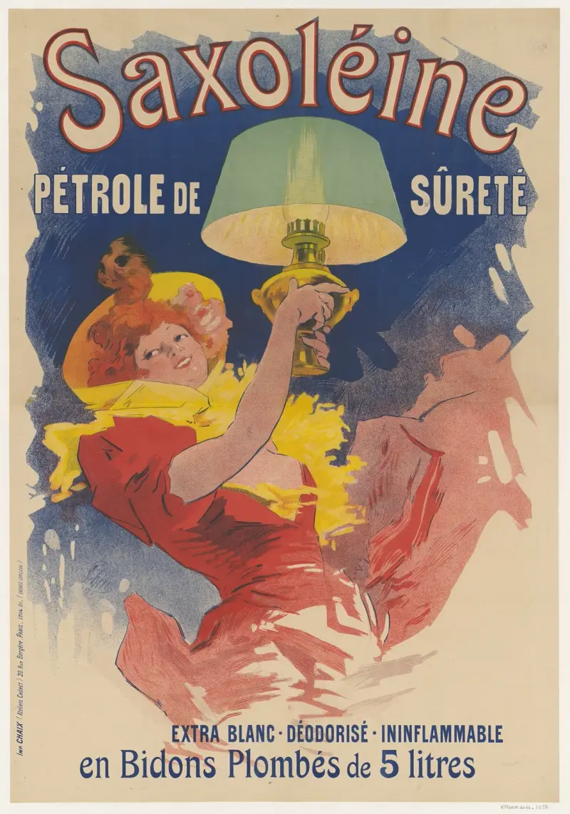 Saxoléine pétrole de sûreté. Extra blanc. Déodorisé. Ininflammable av Jules Chéret