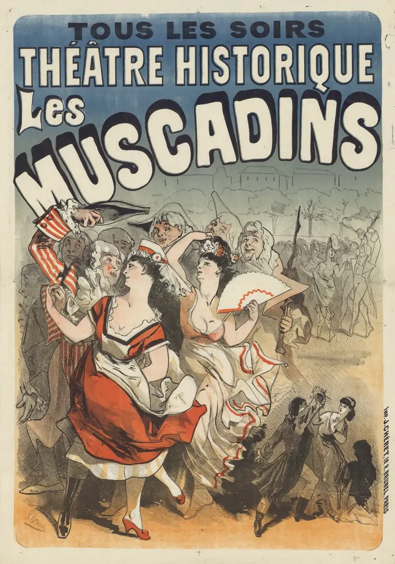 Théâtre Historique. Les Muscadins von Jules Chéret
