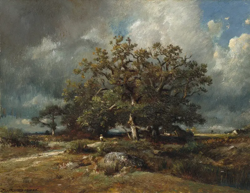The Old Oak av Jules Dupré