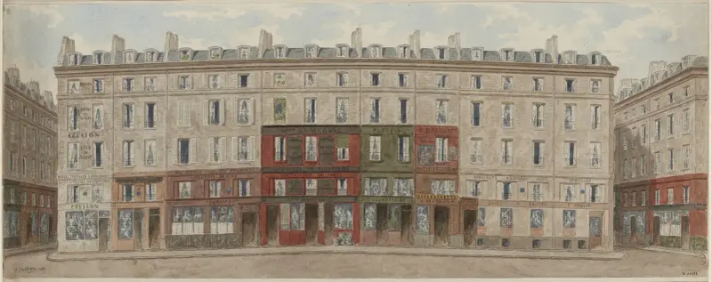Nummer 15–27 på rue de Viarmes, 1:a arrondissementet av Jules Gaildrau