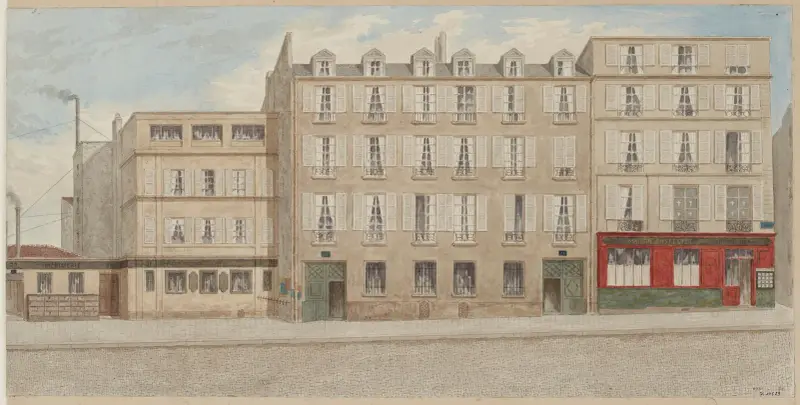 Nummer 29 bis 35 rue Monsieur-le-Prince, 6. Arrondissement von Jules Gaildrau