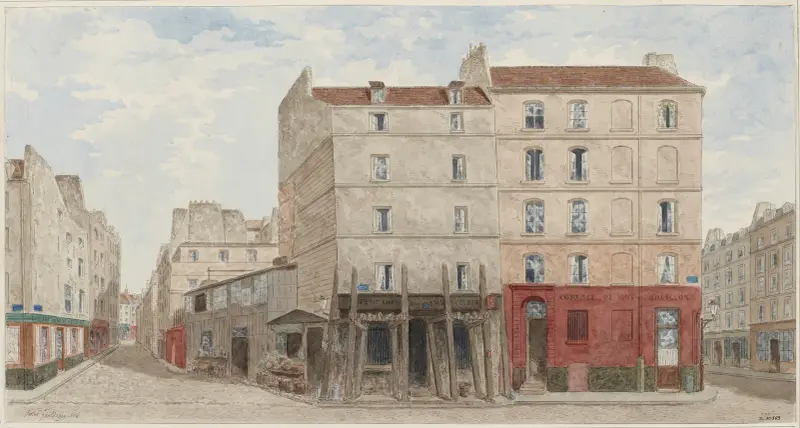 Rue de l’Hôtel Colbert Nr. 17 und 19, 5. Arrondissement von Jules Gaildrau