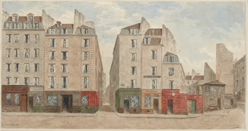 Rue des Trois-Portes, nr 7–15, 5:e arrondissementet av Jules Gaildrau