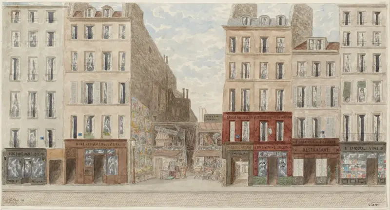 Rue du Four nr 8–16, 6:e arrondissementet av Jules Gaildrau