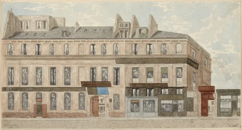 Rue Thévenot Nr. 10 und 12 (heutige Rue Réaumur), 3. Arrondissement von Jules Gaildrau