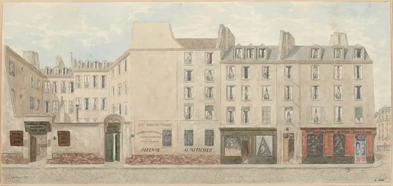Rue Thévenot nr 2–6 (nuvarande rue Réaumur), 3:e arrondissementet av Jules Gaildrau