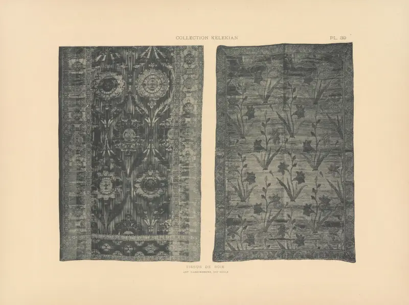 Kelekians samling; tyger och mattor från Orienten och Venedig, plansch 039 av Jules Guiffrey