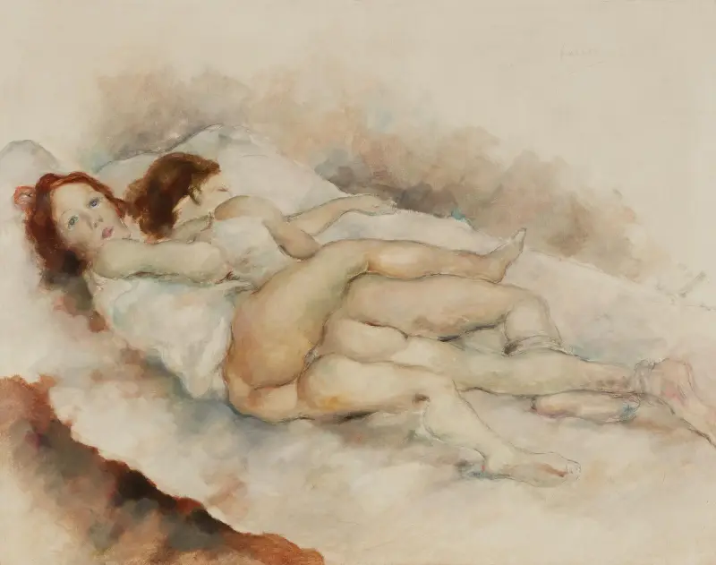 La Sieste av Jules Pascin