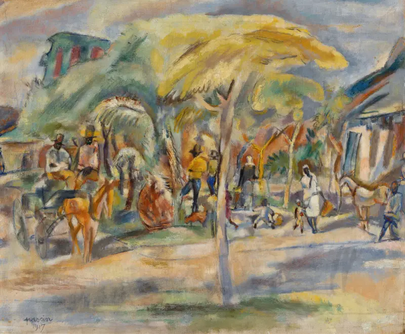 Southern Landscape av Jules Pascin