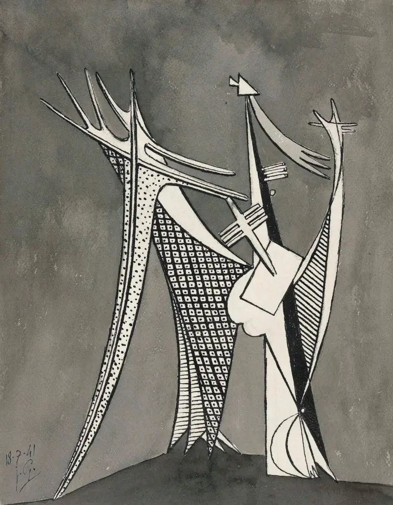 Abstrakcja, 1941, Julio González