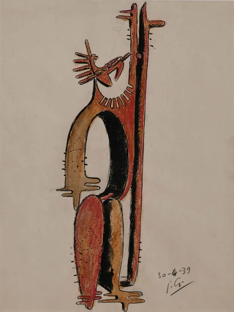 Homme Cactus av Julio González
