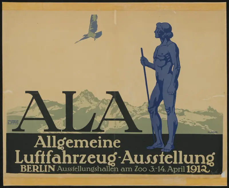Allgemeine Luftfahrzeug-Ausstellung av Julius Klinger