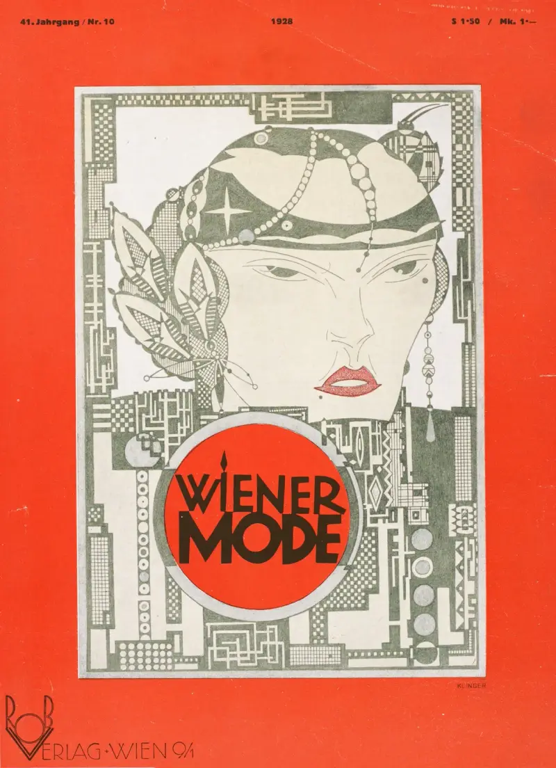 Wiener Mode, 1928 – nr 1 av Julius Klinger