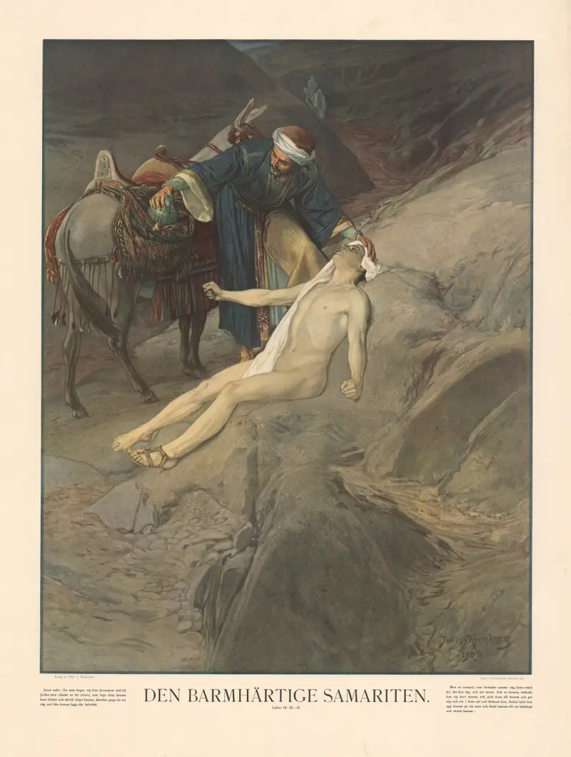 Miłosierny Samarytanin, Julius Kronberg