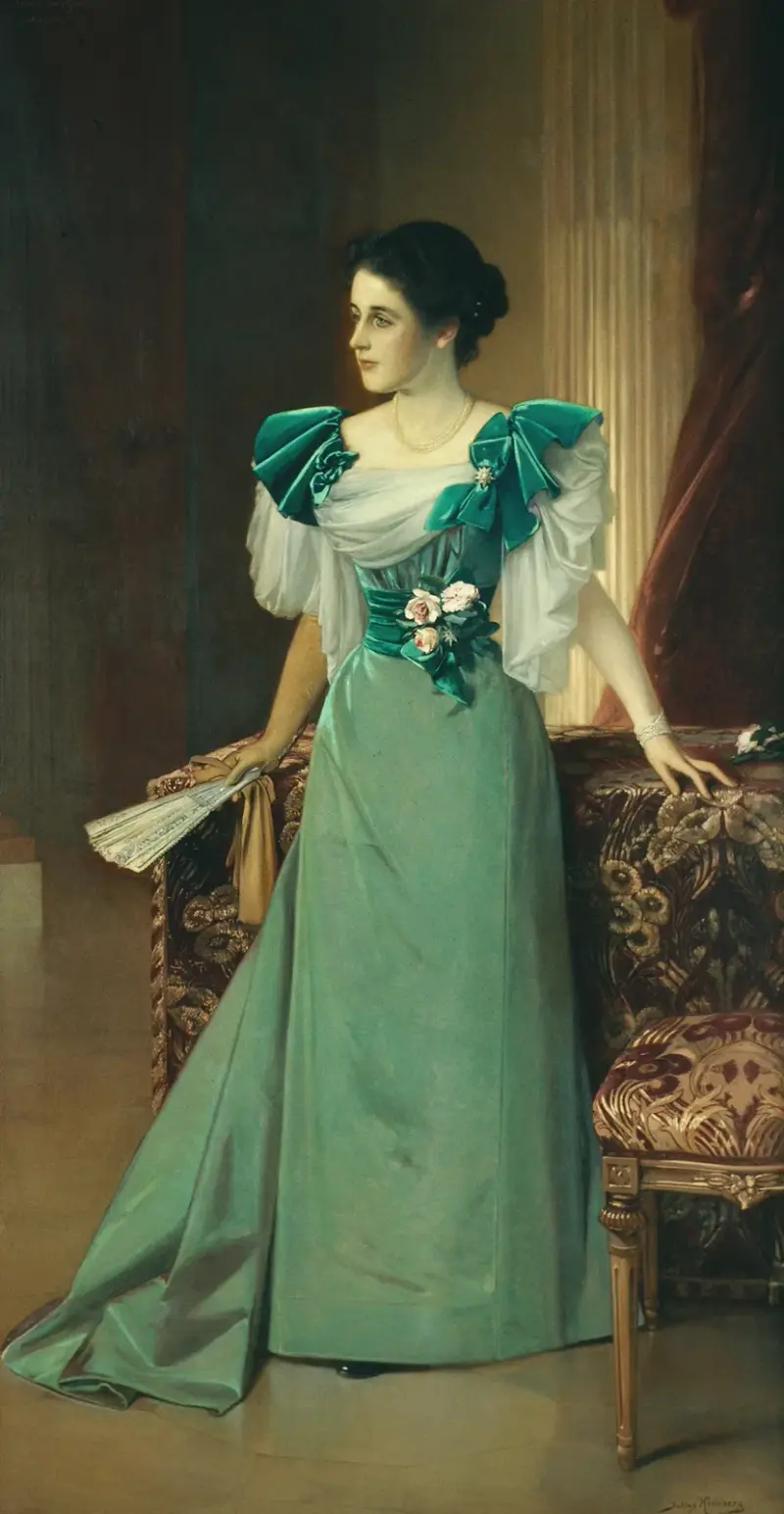 Irma von Geijer, född von Hallwyl (1873–1959) av Julius Kronberg