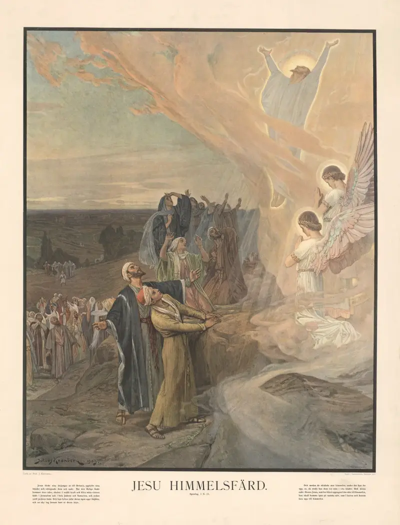 Wniebowstąpienie Chrystusa, Julius Kronberg