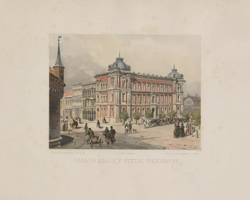 Konsthögskolans byggnad av Juliusz Kossak