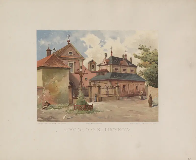Kapucinernas kyrka av Juliusz Kossak