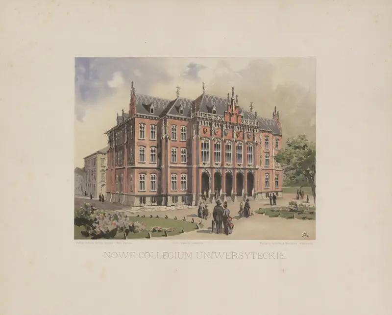 Nya universitetsbyggnaden av Juliusz Kossak
