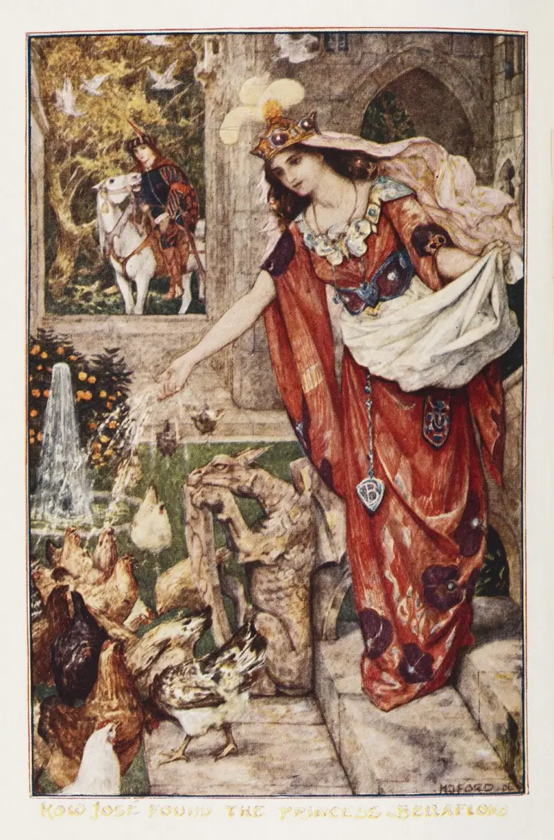 Hur Jose fann prinsessan Bella Flor av Henry Justice Ford