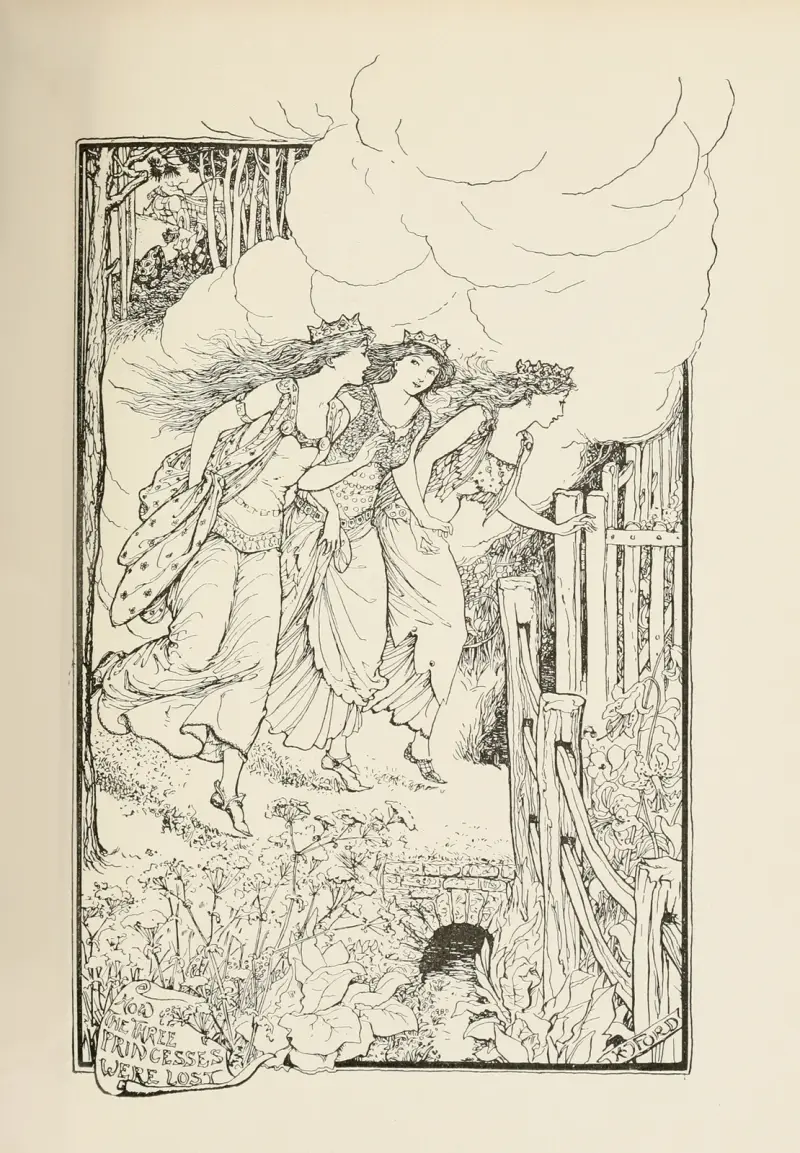 How the Three Princesses were lost av Henry Justice Ford