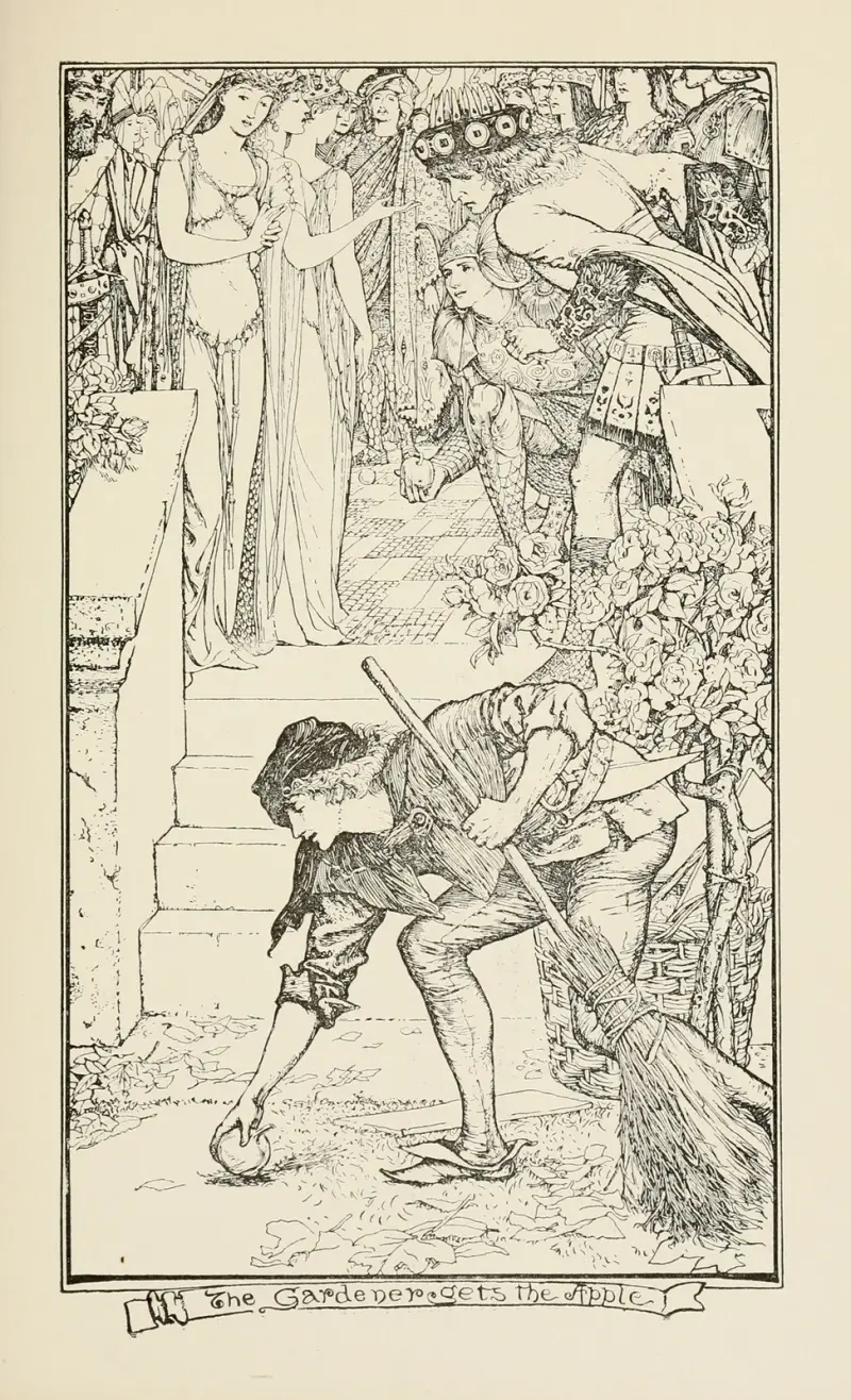 Der Gärtner bekommt den Apfel von Henry Justice Ford