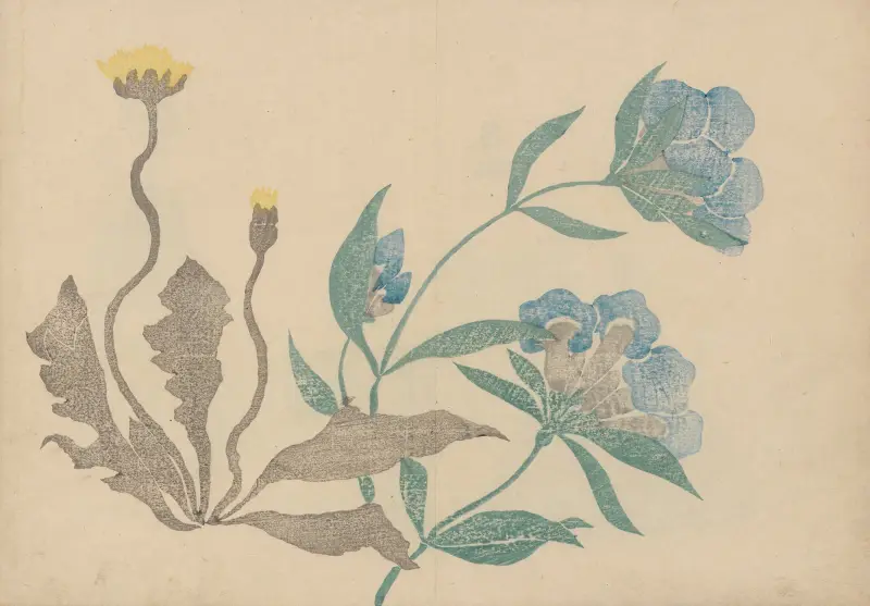 Kōrin gafu – Hōchū Pl.03 von Ogata Kōrin