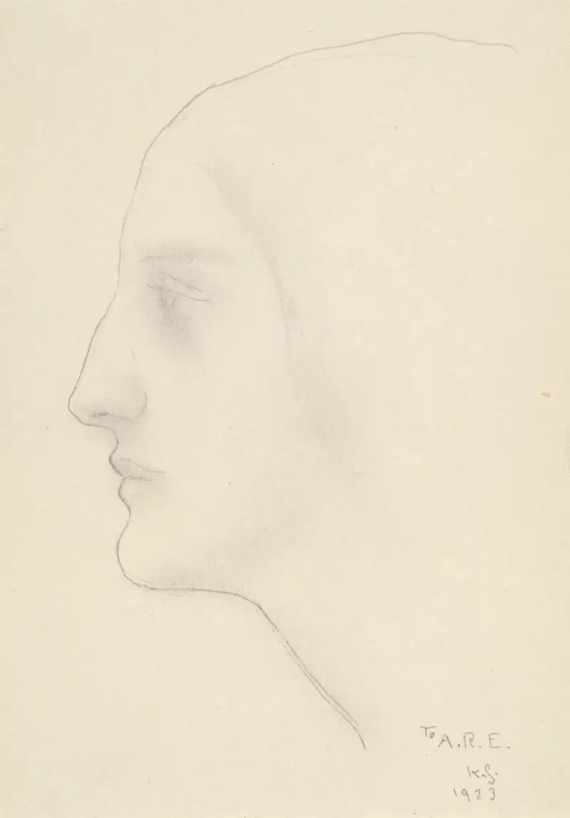 Profil einer Frau von Kahlil Gibran