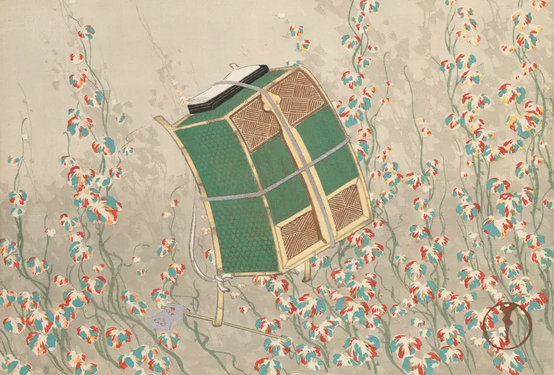 A Thousand Grasses Pl.28 av Kamisaka Sekka