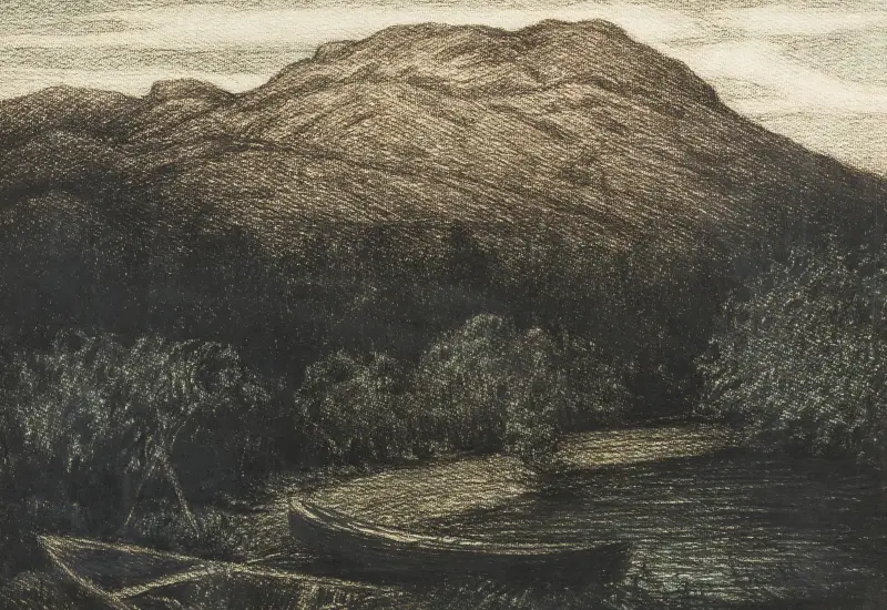 Sjöstrand i Bohuslän av Karl Nordström
