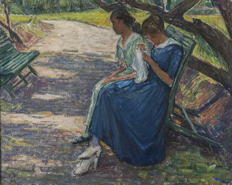Siesta in the Garden, Karl Nordström