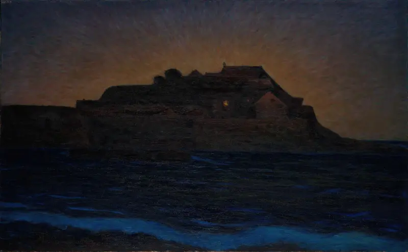 Fästningen vid Varberg av Karl Nordström