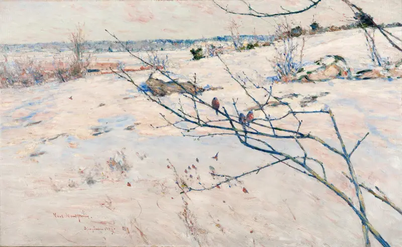 Winterlandschaft von Karl Nordström