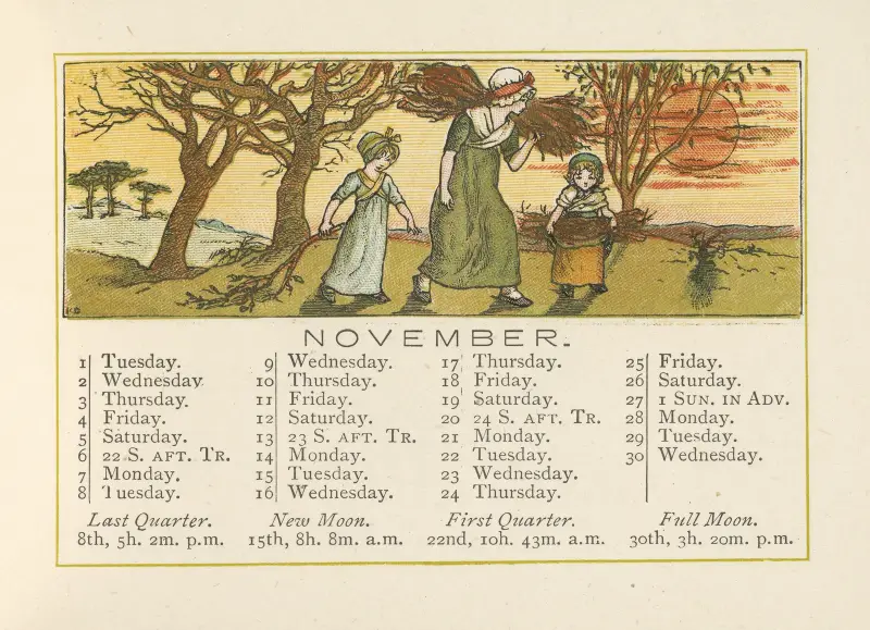 November von Kate Greenaway