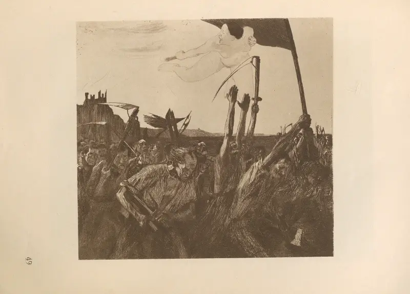 Rewolta, 1925, Käthe Kollwitz