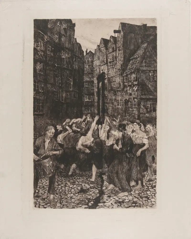 Die Carmagnole av Käthe Kollwitz