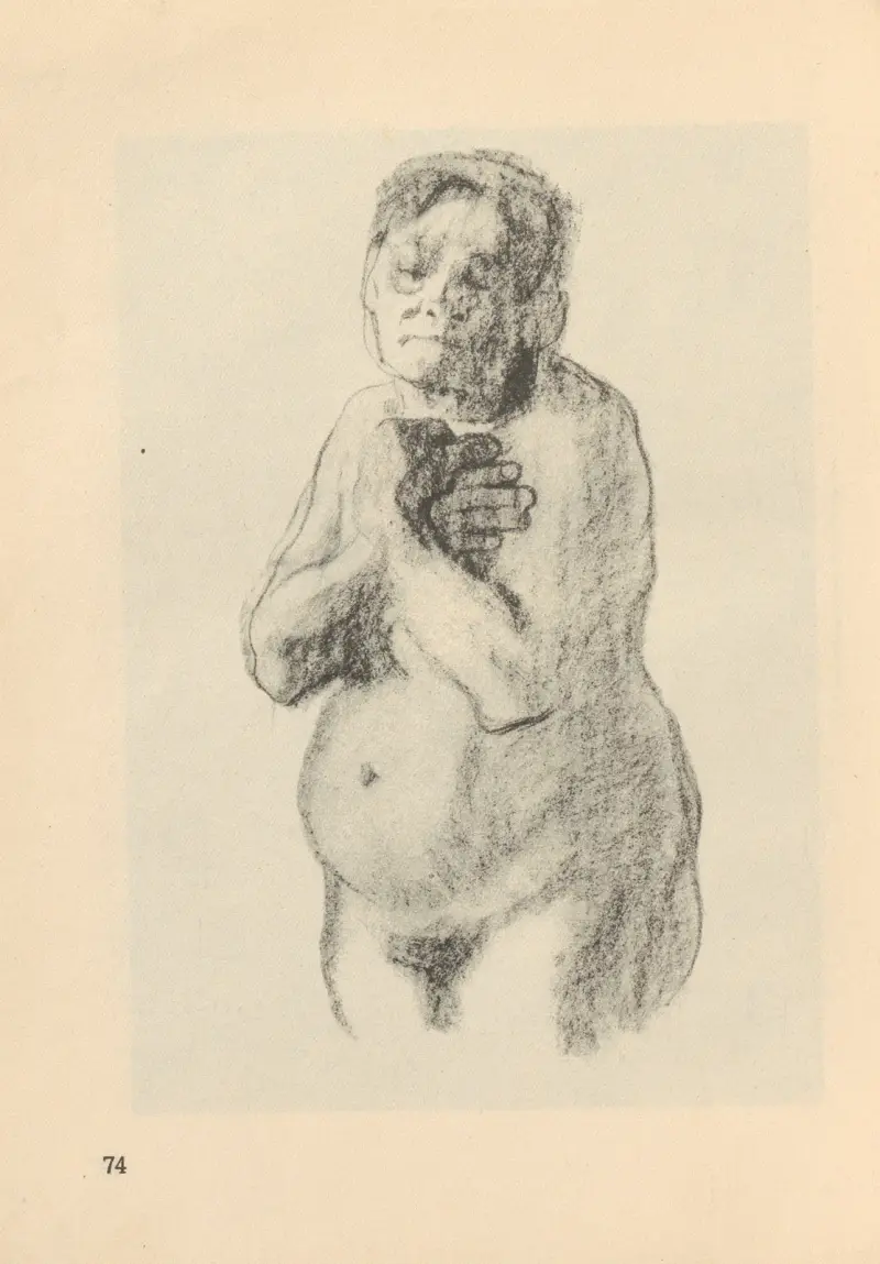 Frauen, 1925 – nr 13 av Käthe Kollwitz