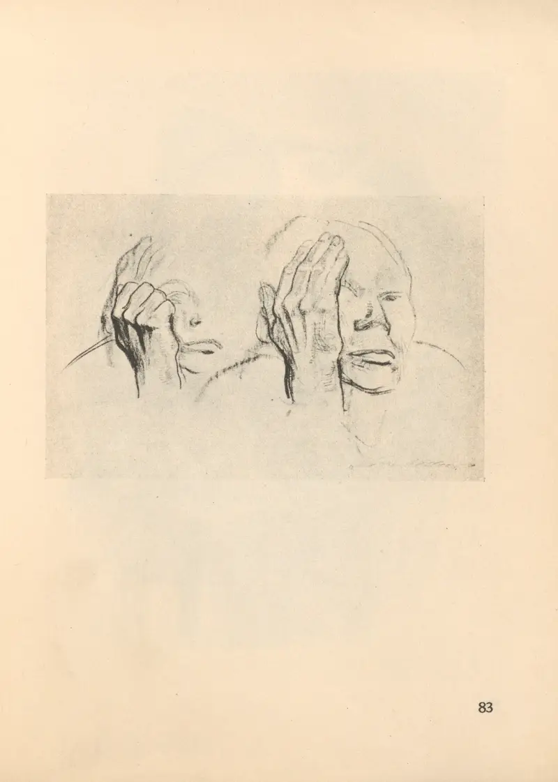 Frauen, 1925 – nr 5 av Käthe Kollwitz