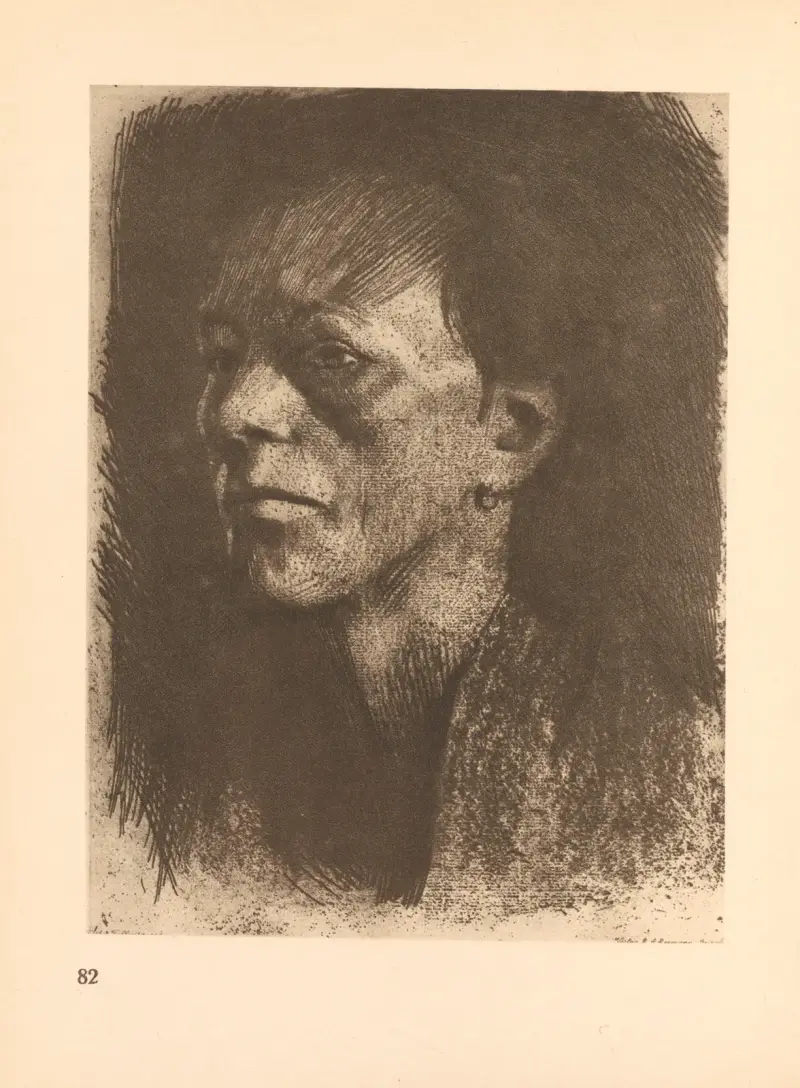 Frauen, 1925 – nr 7 av Käthe Kollwitz