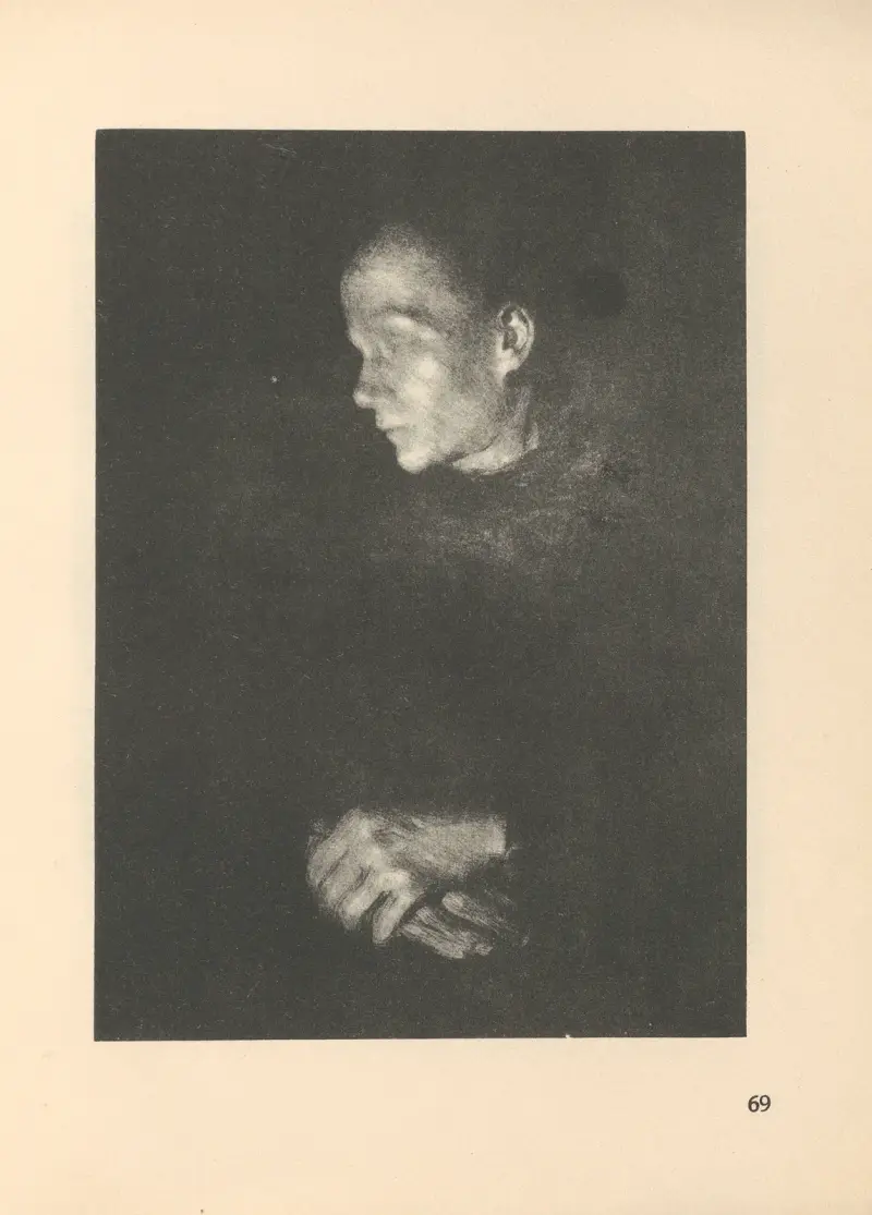 Kvinnor, 1925 – nr 9 av Käthe Kollwitz