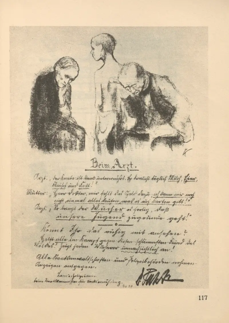 Frauen und Kinder, 1925 – Nr. 16 von Käthe Kollwitz