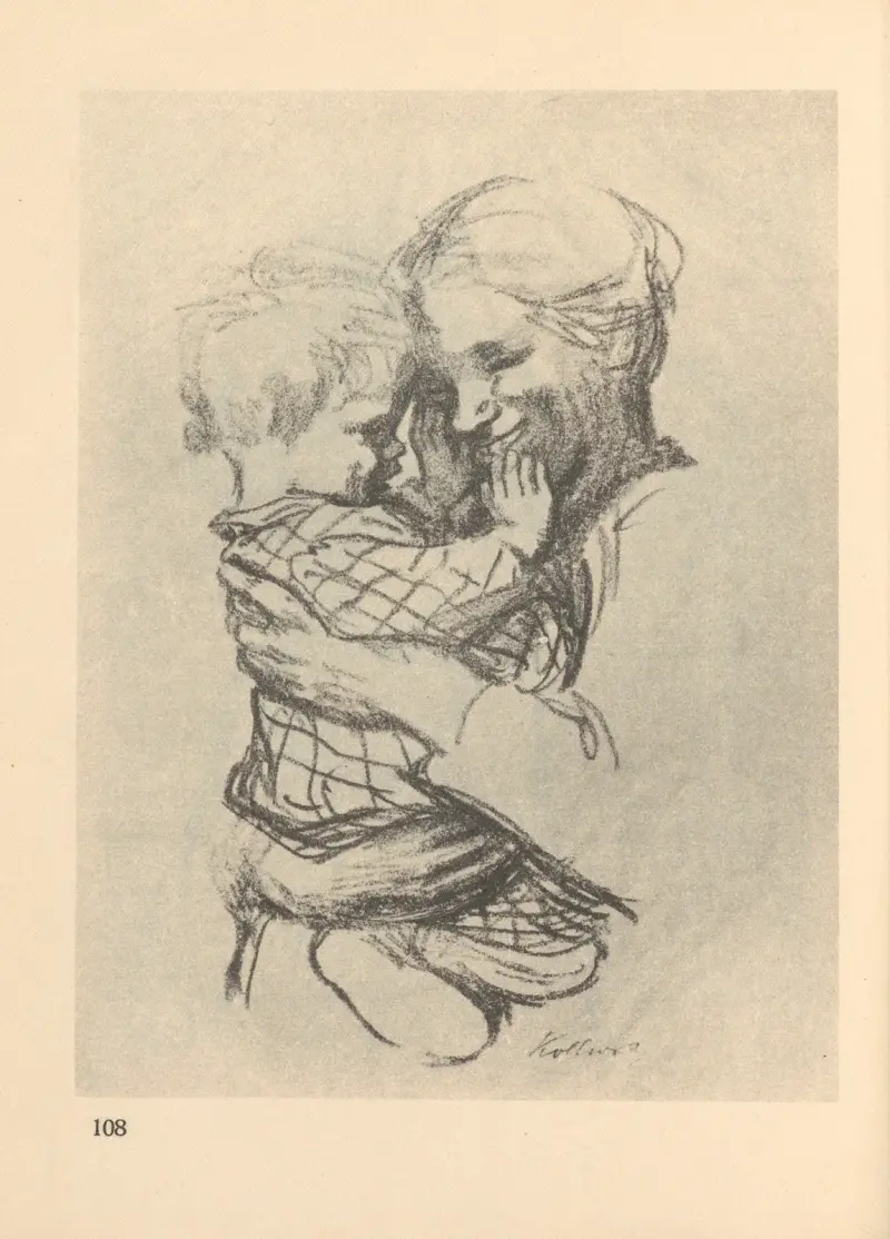 Kvinnor och barn, 1925 – nr 6 av Käthe Kollwitz