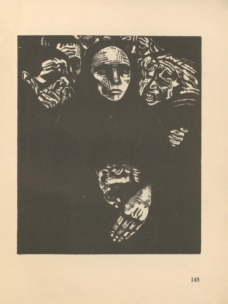 Krieg, 1925 – nr 1 av Käthe Kollwitz