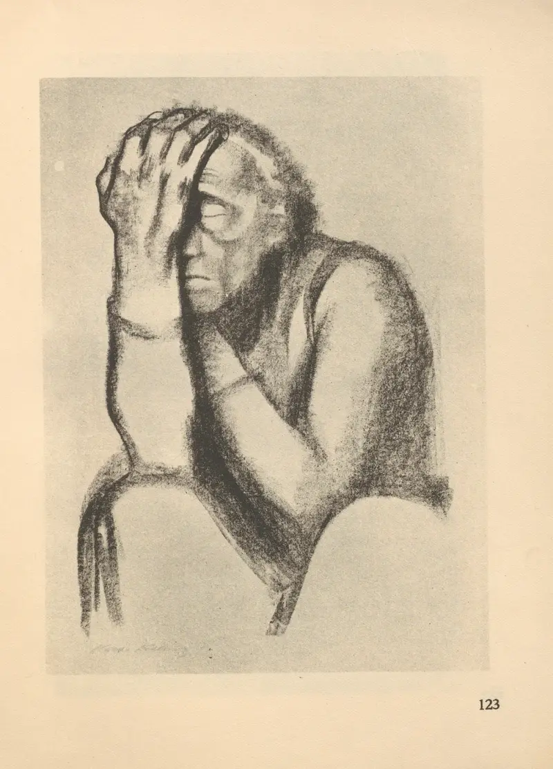 Liebknecht, 1925 – nr 2 av Käthe Kollwitz