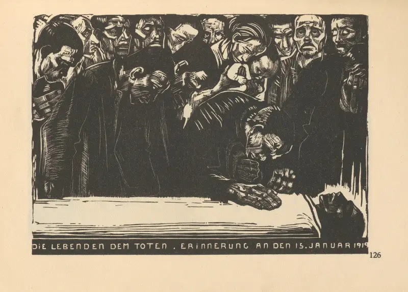 Liebknecht, 1925 – nr 3, Käthe Kollwitz