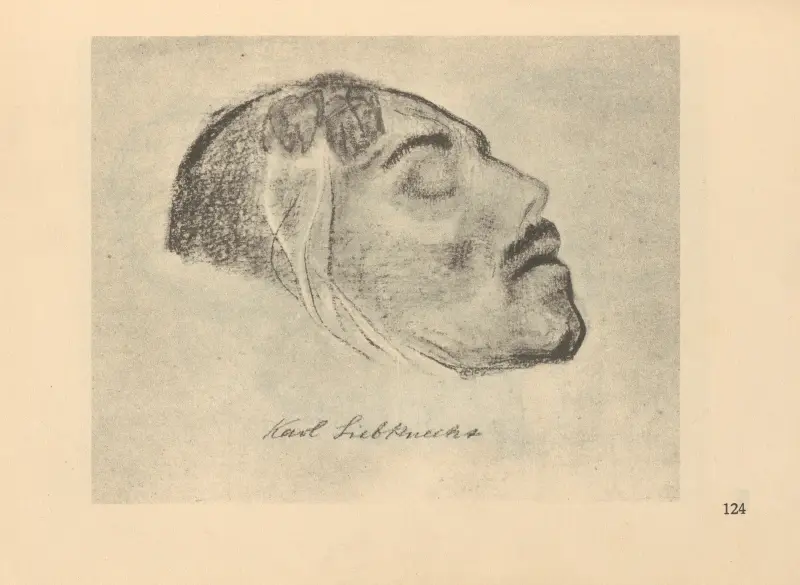Liebknecht, 1925 – nr 1 av Käthe Kollwitz